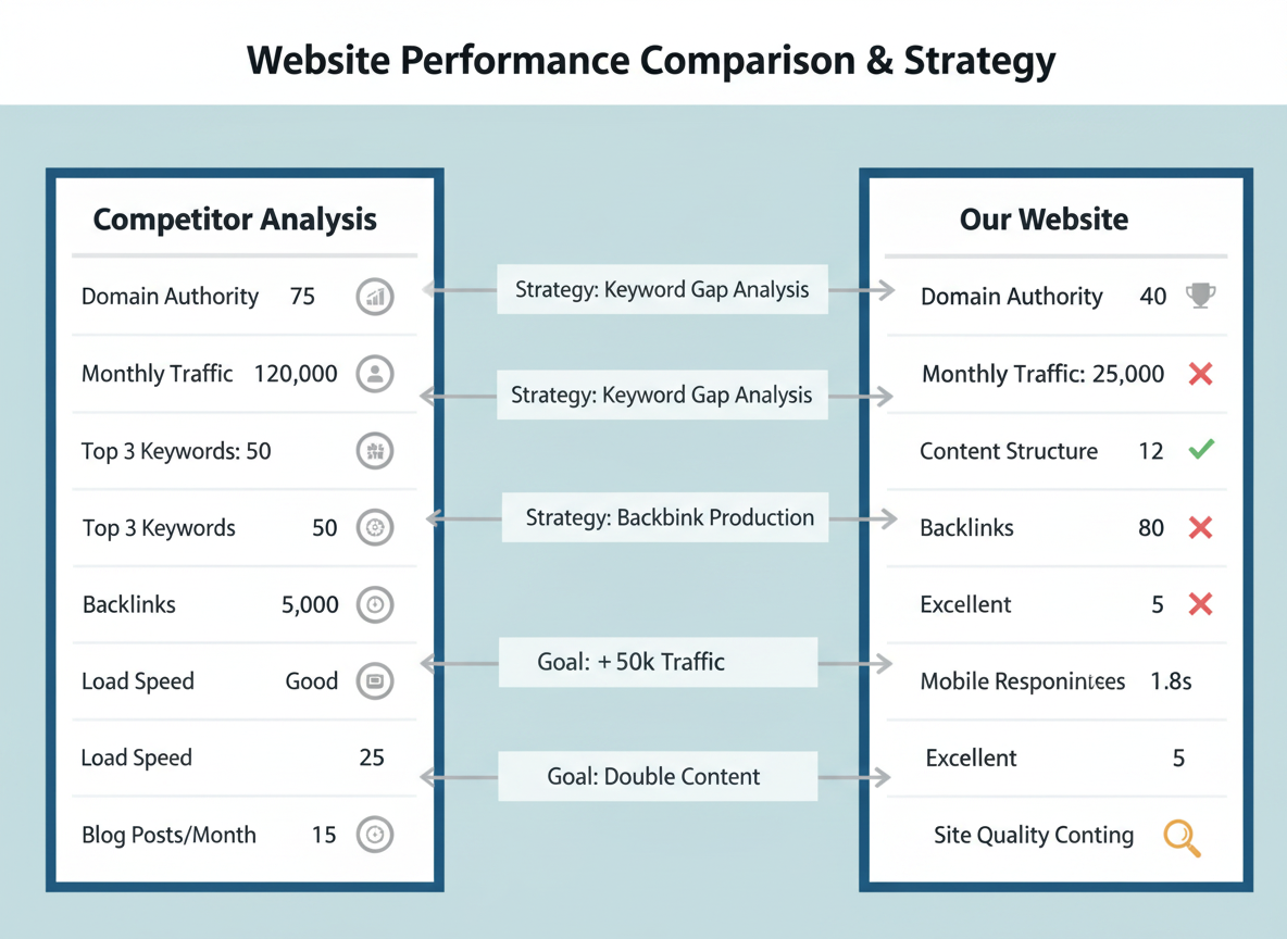 Competitive analysis using beginner-friendly SEO tools
