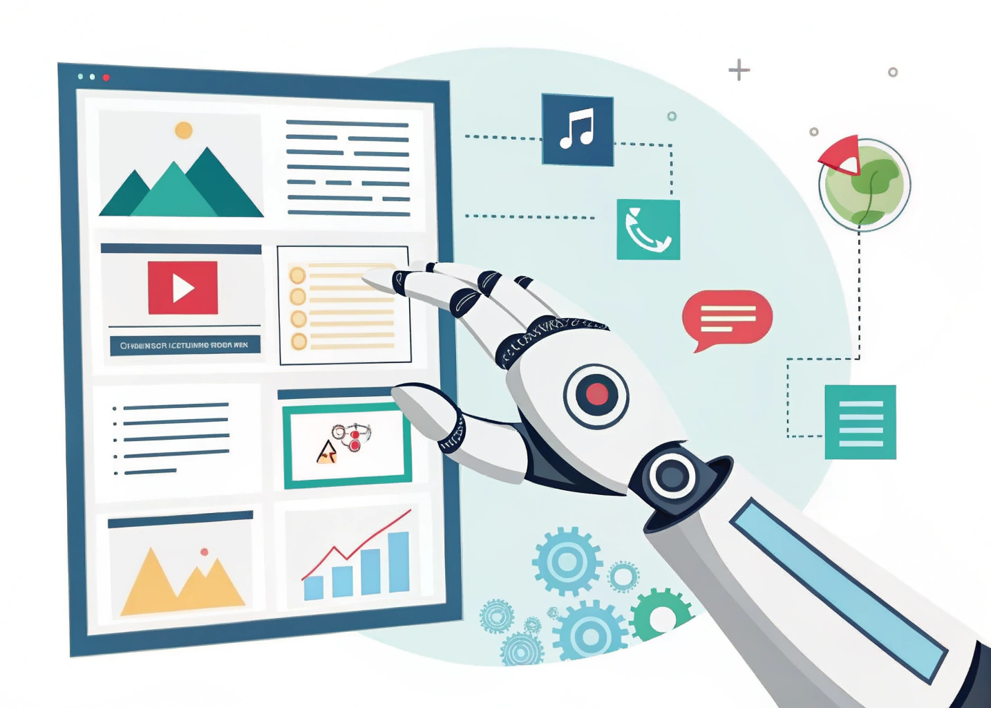 AI optimizing content for search engines and user engagement